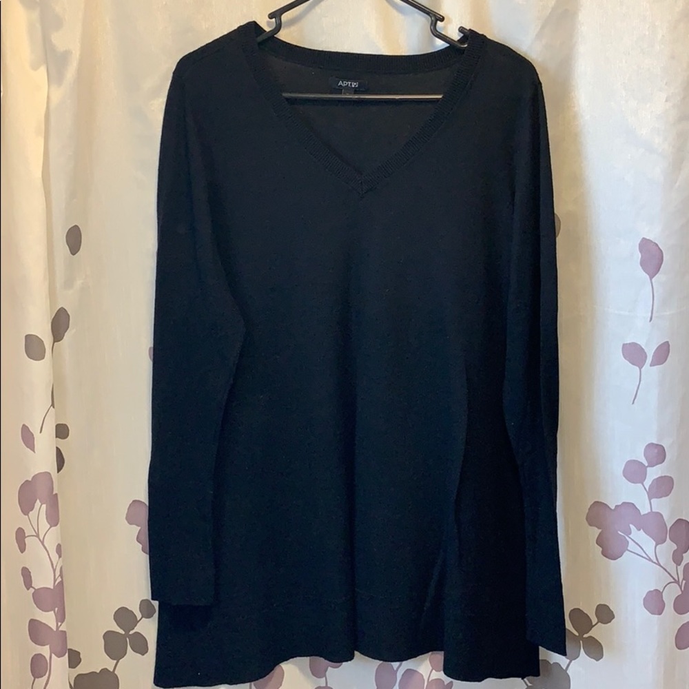 Black Apt. 9 v-neck sweater